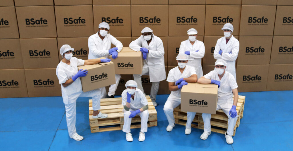 FABRICACIÓN PROPIA DE MASCARILLAS BSafe HOMOLOGADAS